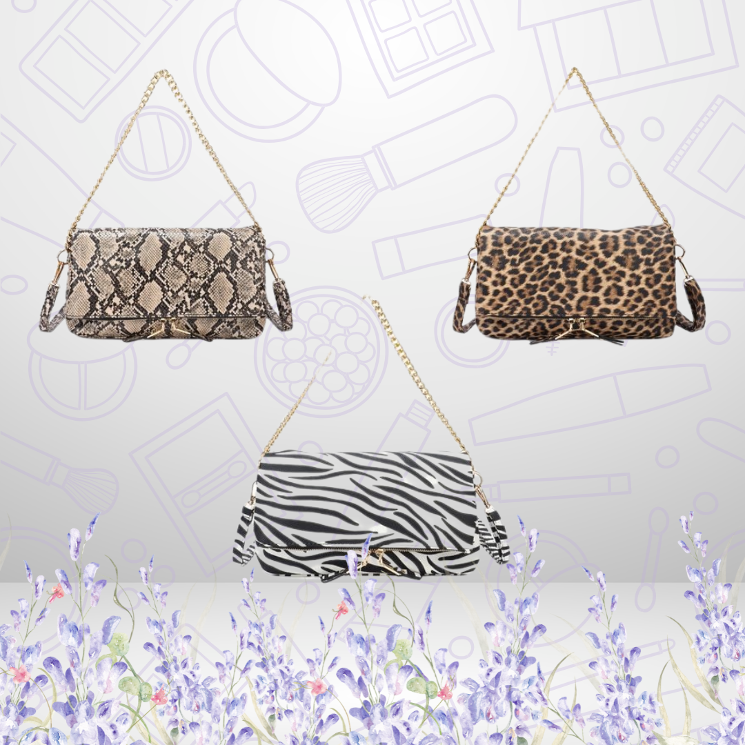 BOLSO SOLAPA CON CADENA