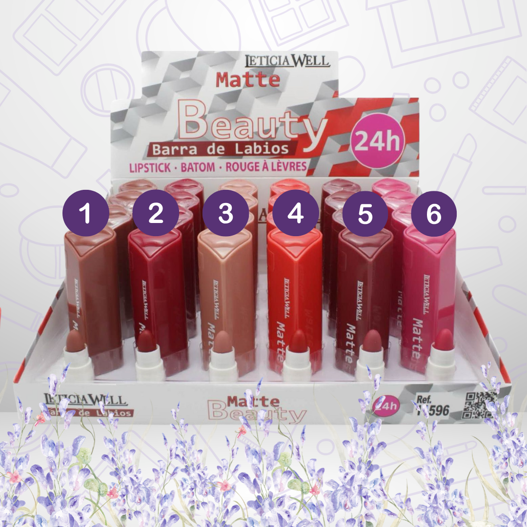 BARRA DE LABIOS BEAUTY Mate