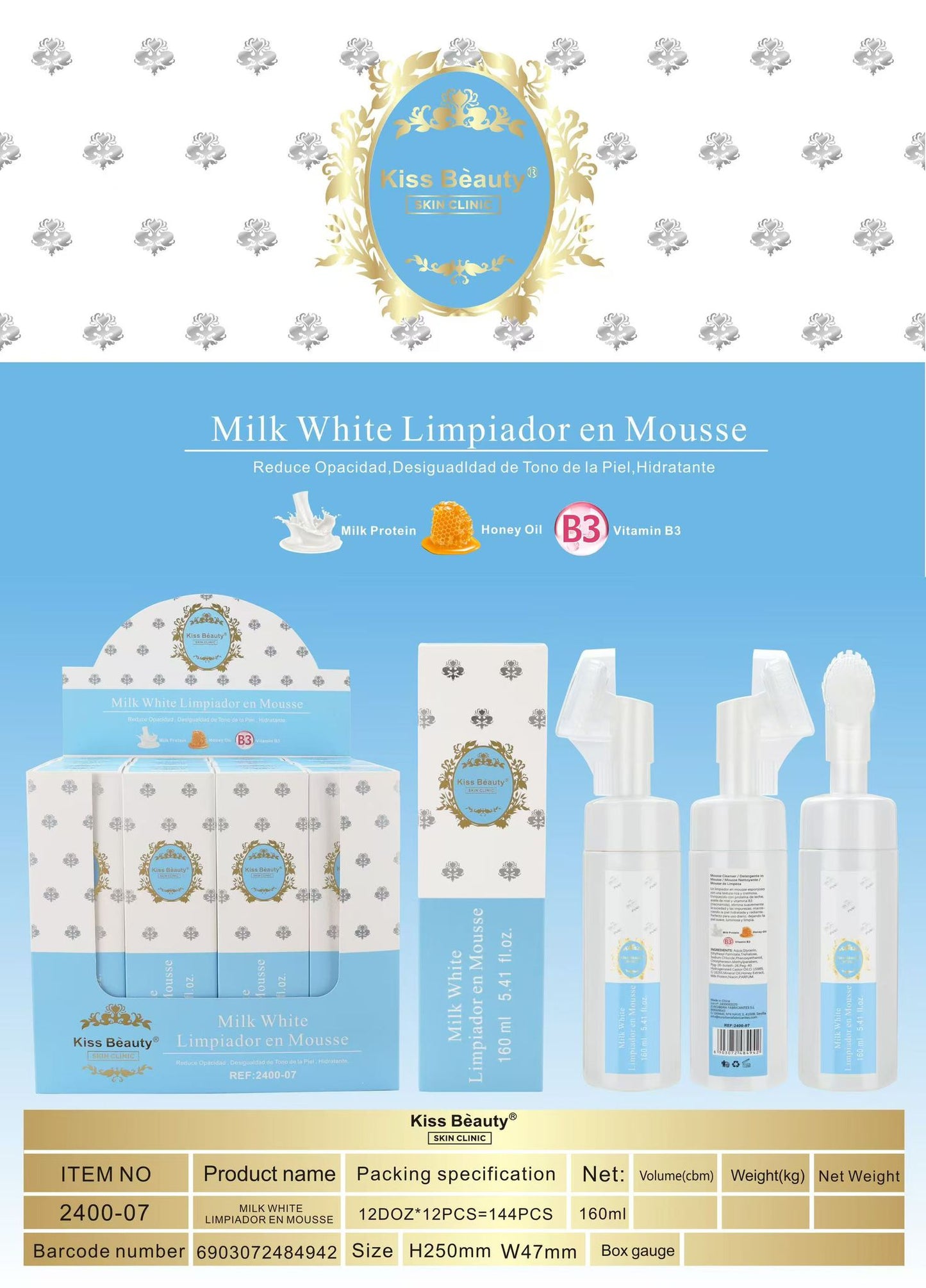 Limpiador espumoso Milk Whiter