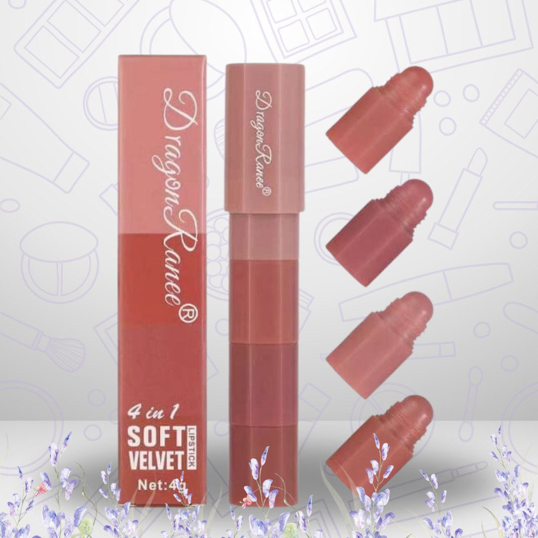 LÁPIZ CON 4 LABIALES