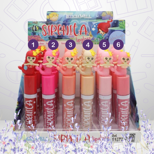 LIP GLOSS Sirenita Leticia Well