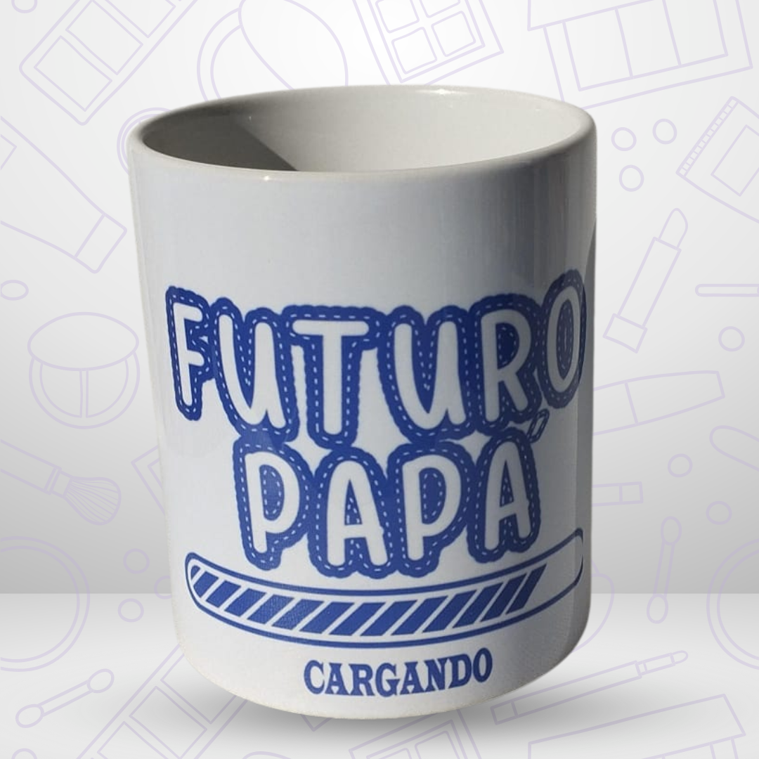 TAZA DÍA DEL PADRE Futuro Papá cargando