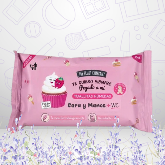 TOALLITAS HÚMEDAS Fresa y Nata The Fruit Company