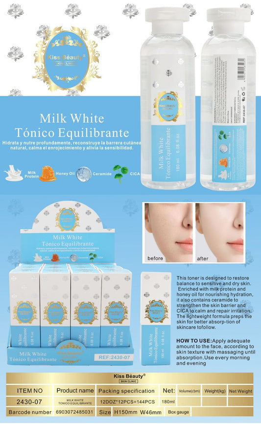 Tonico facial Milk white