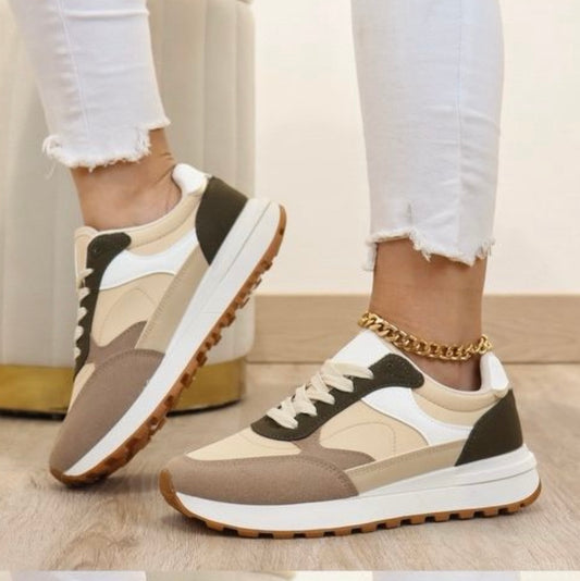 Deportivas Beige